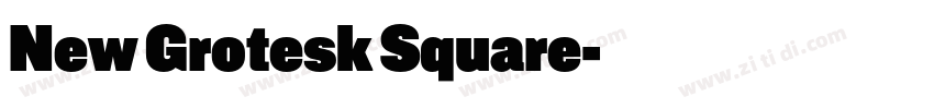 New Grotesk Square字体转换 New Grotesk Square字体转换